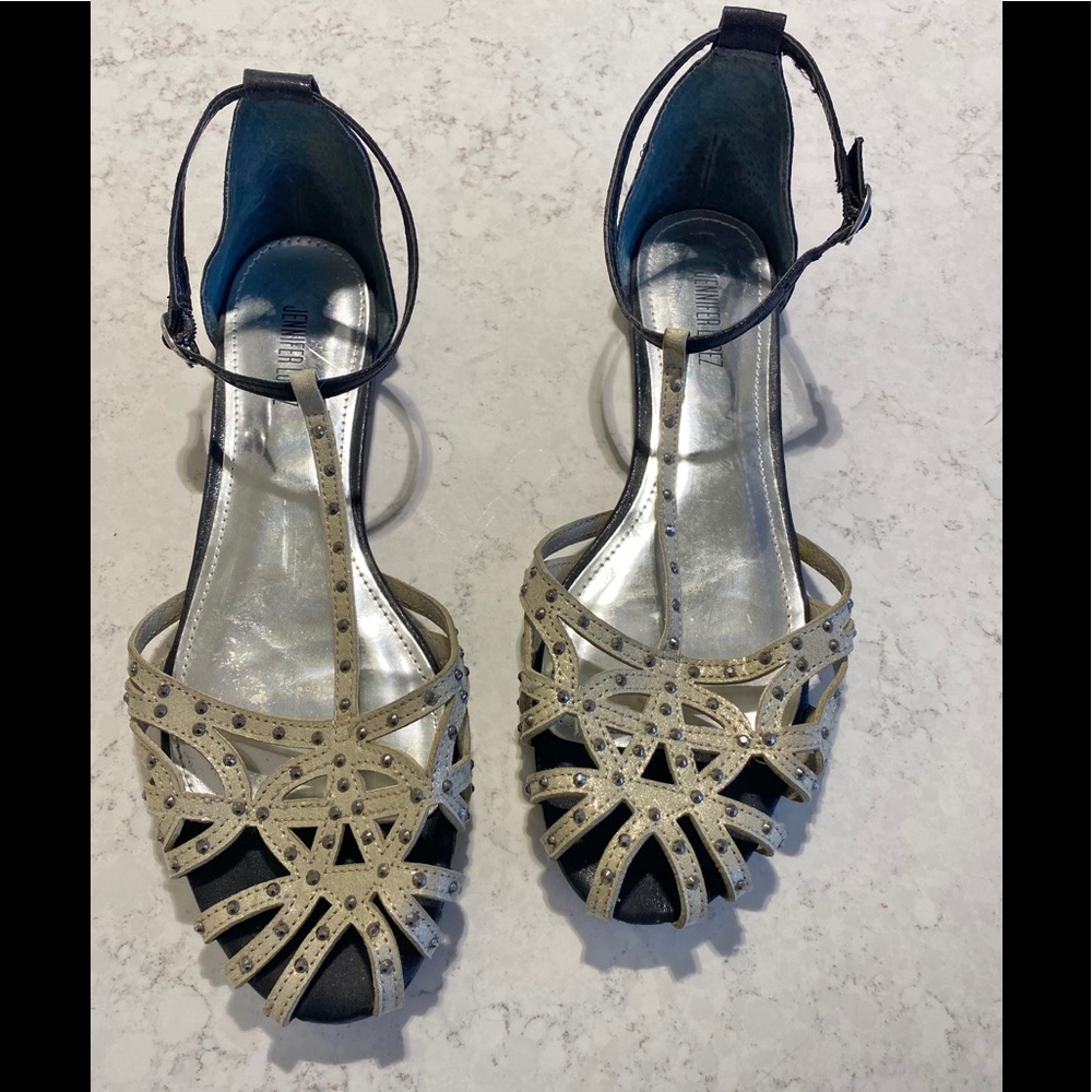 Jennifer Lopez Flat Sandals